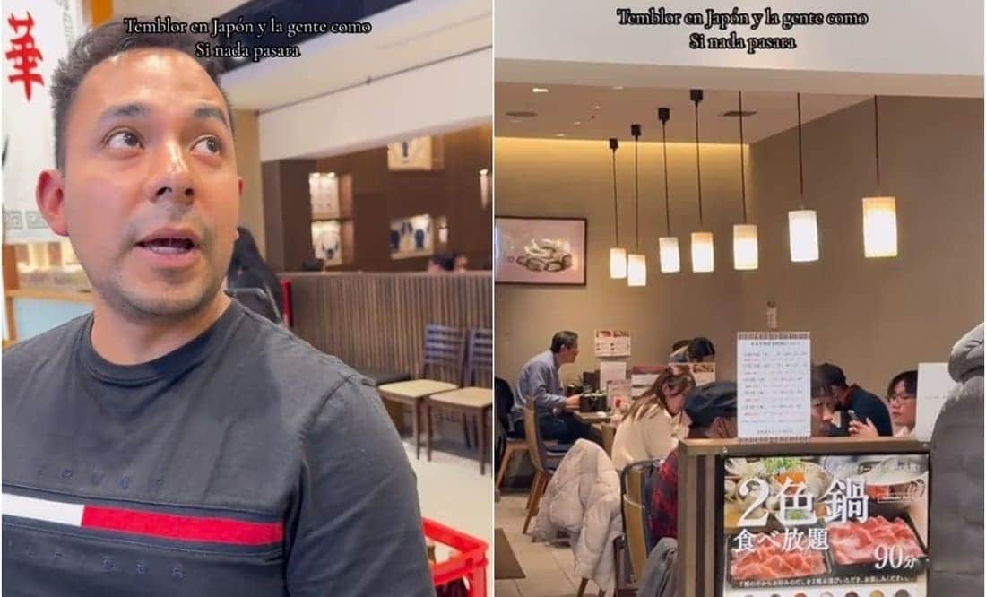 Video: Mexicano graba terremoto en Japón y le sorprende la reacción de la gente