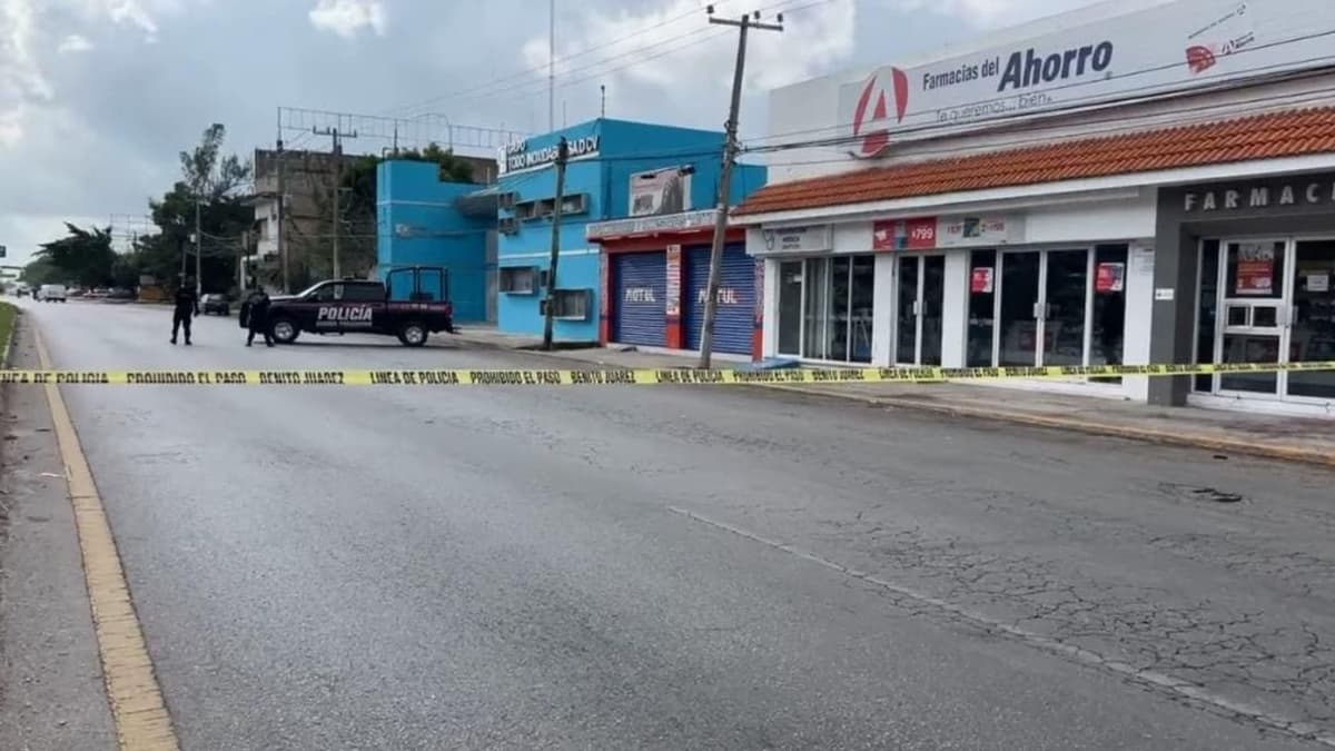Disparan a una mujer cerca de la Guarnición Militar de Cancún