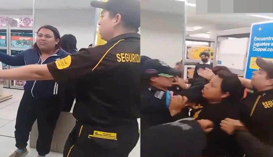 Video: Surge #LadyCoppel en Puebla, mujer se pelea "de las greñas" con policía