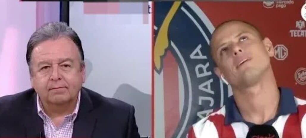 Video: 'Chicharito' se enoja y estalla en plena entrevista