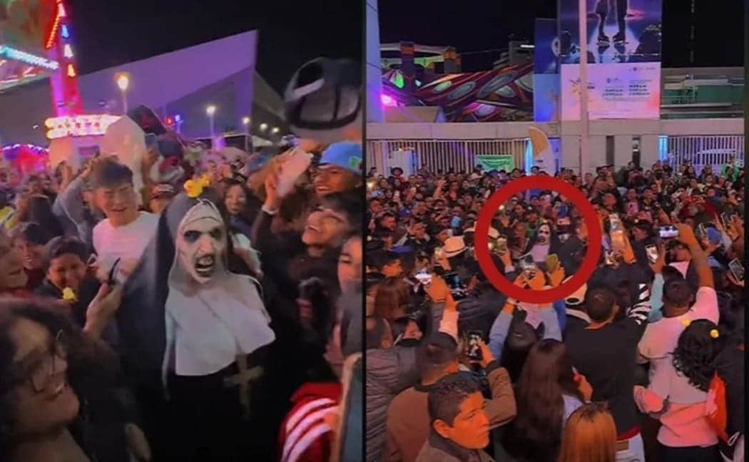 Video: La "Monja más viral" conquista la Feria de León y pone a bailar a los visitantes