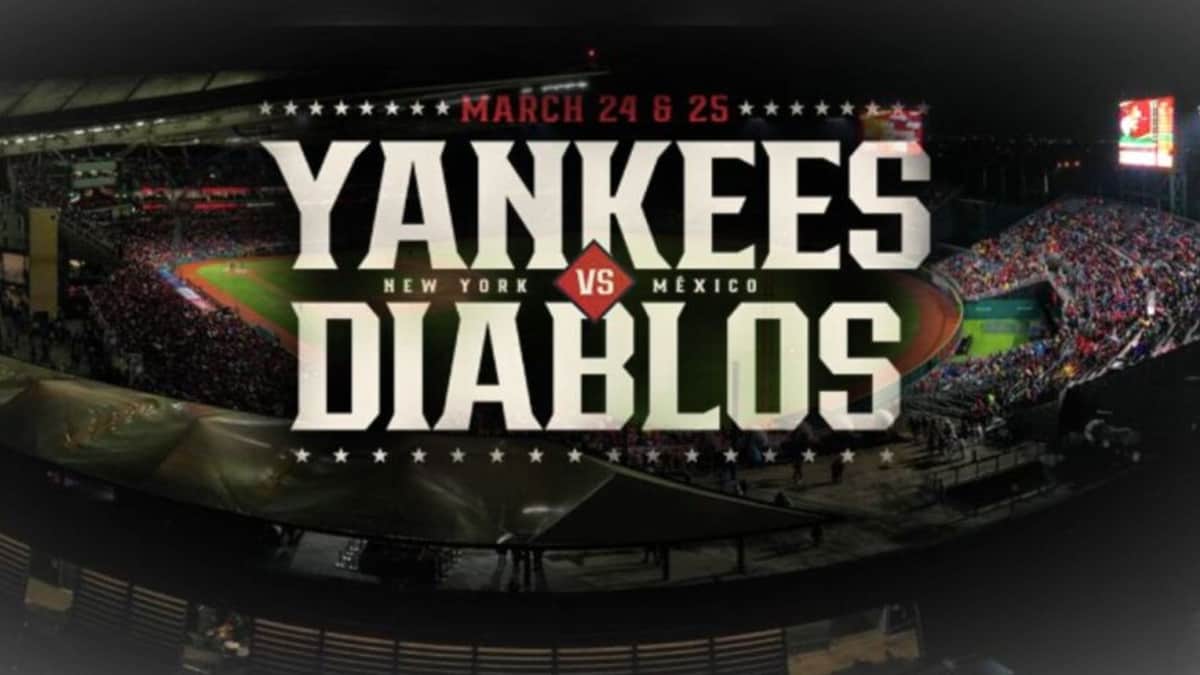 Yankees de Nueva York jugarán partidos de exhibición contra los Diablos Rojos del México