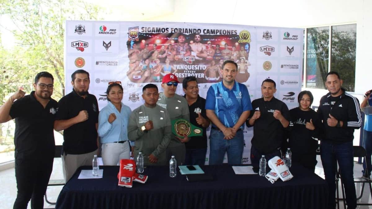 Todo listo para la presentación de la Liga Mx de Box en Playa del Carmen