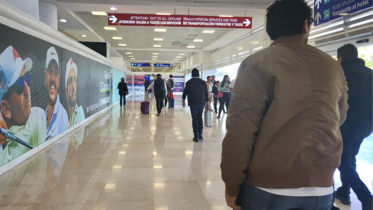 Denuncian transportistas cobros excesivos y malas prácticas de la Guardia Nacional en aeropuertos de Tulum y Cancún