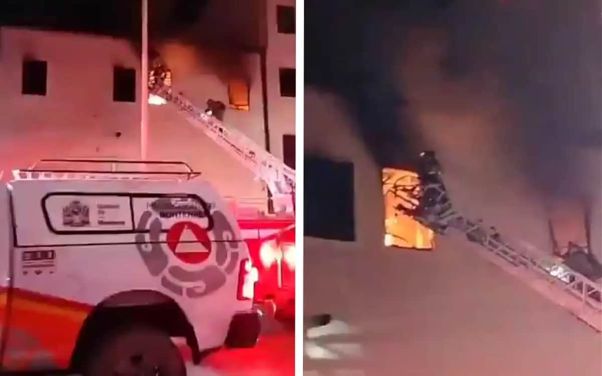 VIDEO: Se incendió el Hospital Universitario en Nuevo León