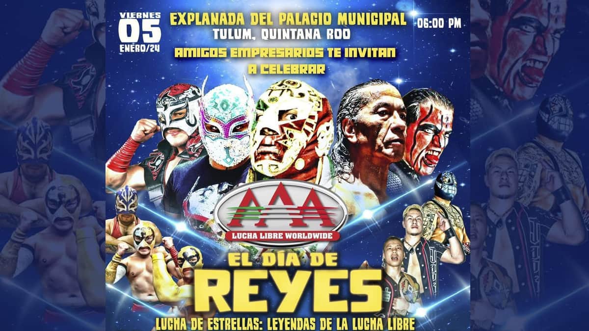 Tulum será sede de la lucha libre Tripe A el próximo 5 de enero
