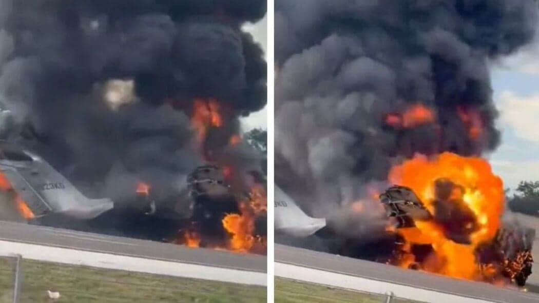 Video: Avioneta se estrella en autopista de Florida; hay dos muertos
