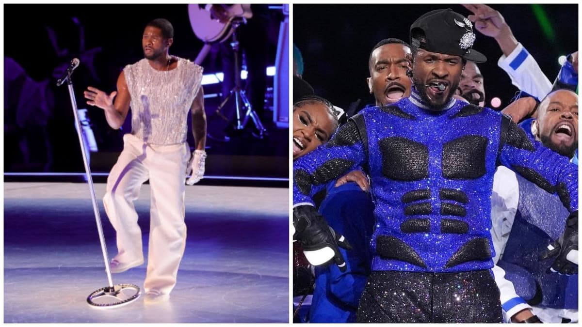 Video: Así fue la presentación de Usher durante el entretiempo del Super Bowl 2024