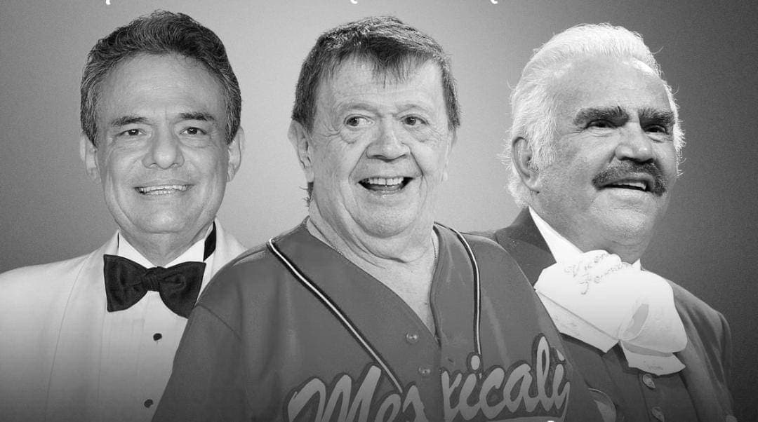México recuerda a Chabelo, José José y Vicente Fernández que nacieron un 17 de febrero