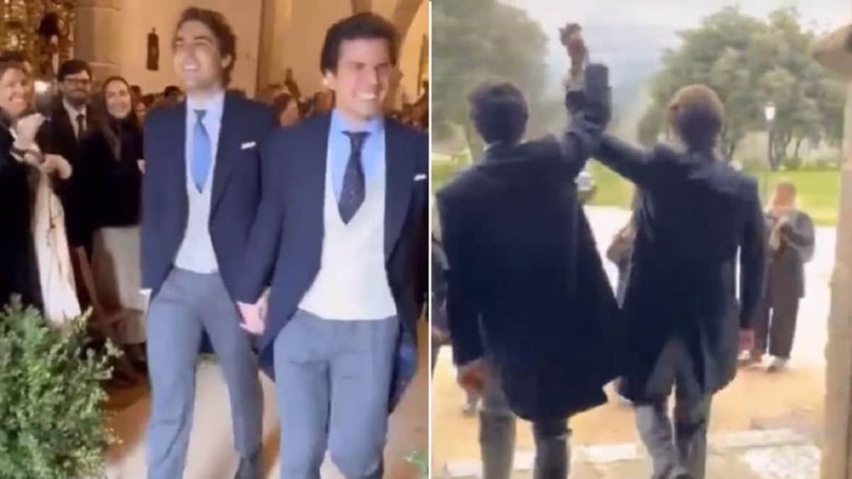 VIDEO: Fiesta de matrimonio gay en capilla católica desata escándalo en España