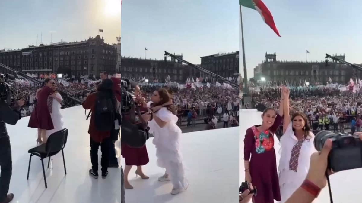 ¿Jaloneos con Sheinbaum? Clara Brugada aclara la polémica en arranque de campaña