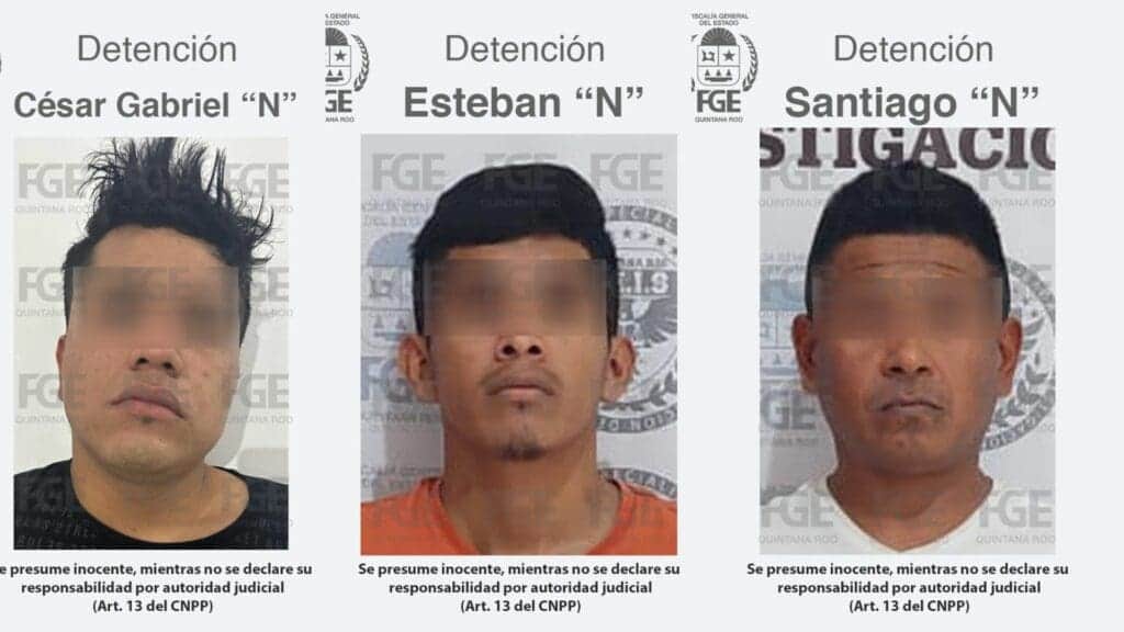 Extorsionadores en Tulum y Puerto Morelos son detenidos por la FGE de Quintana Roo