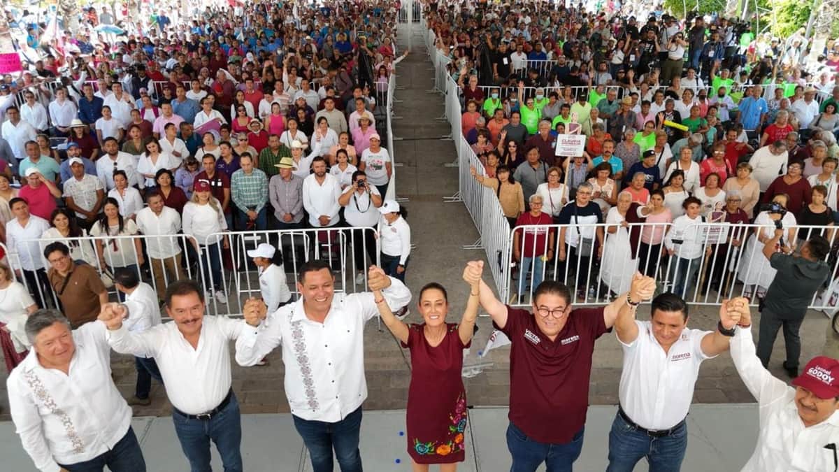 Democracia, libertades y bienestar son garantía en la Cuarta Transformación: Claudia Sheinbaum desde Jojutla, Morelos