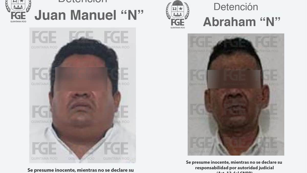 Captura FGE Quintana Roo a dos taxistas que agredieron a una pareja de turistas en Playa del Carmen