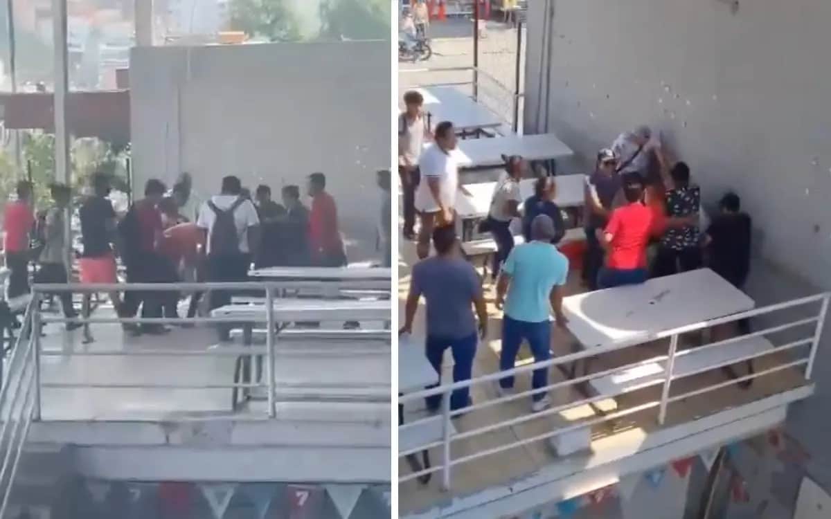 VIDEO: Siete personas ingresan por la fuerza a prepa de Acapulco y golpean a alumno