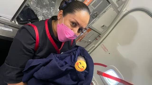 Video: Nace bebé en pleno vuelo de Aeroméxico CDMX - Ciudad Juárez
