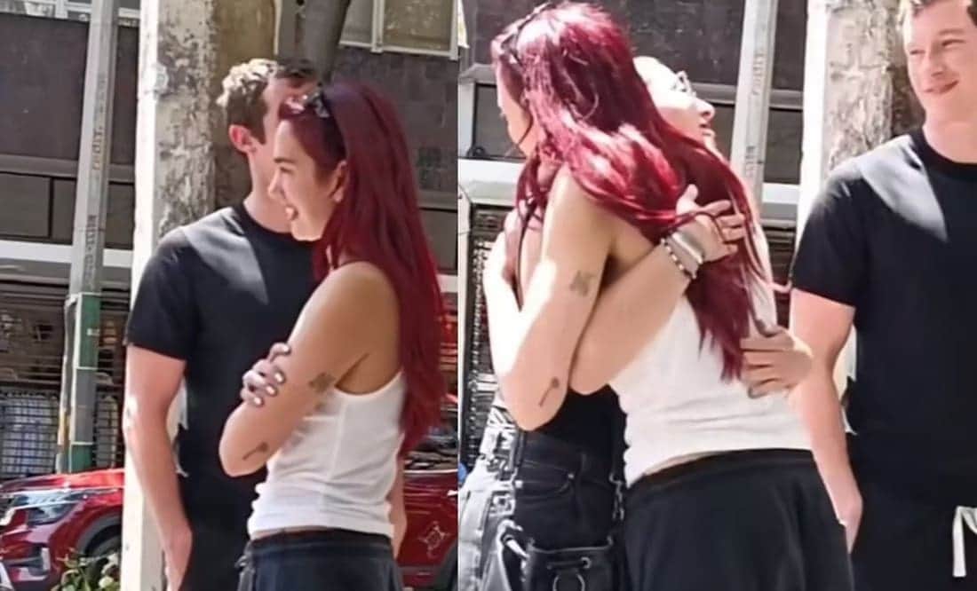 Video: Captan a Dua Lipa con fan en calles de la colonia Roma en CDMX
