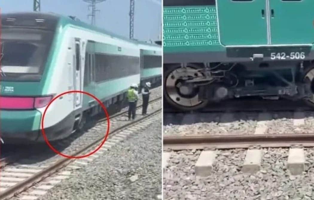 Video: Reportan descarrilamiento de convoy del Tren Maya en Tixkokob, Yucatán