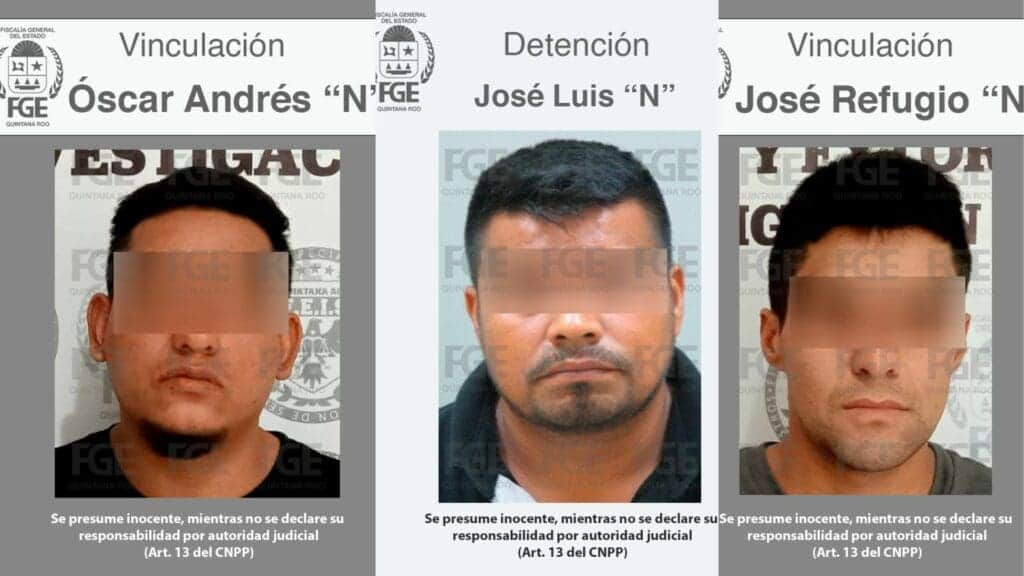 Vinculan a proceso a tres sujetos por el secuestro de una mujer colombiana en Cancún
