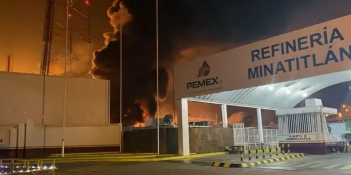 Video: Reportan explosión en la Refinería de Minatitlán, Veracruz