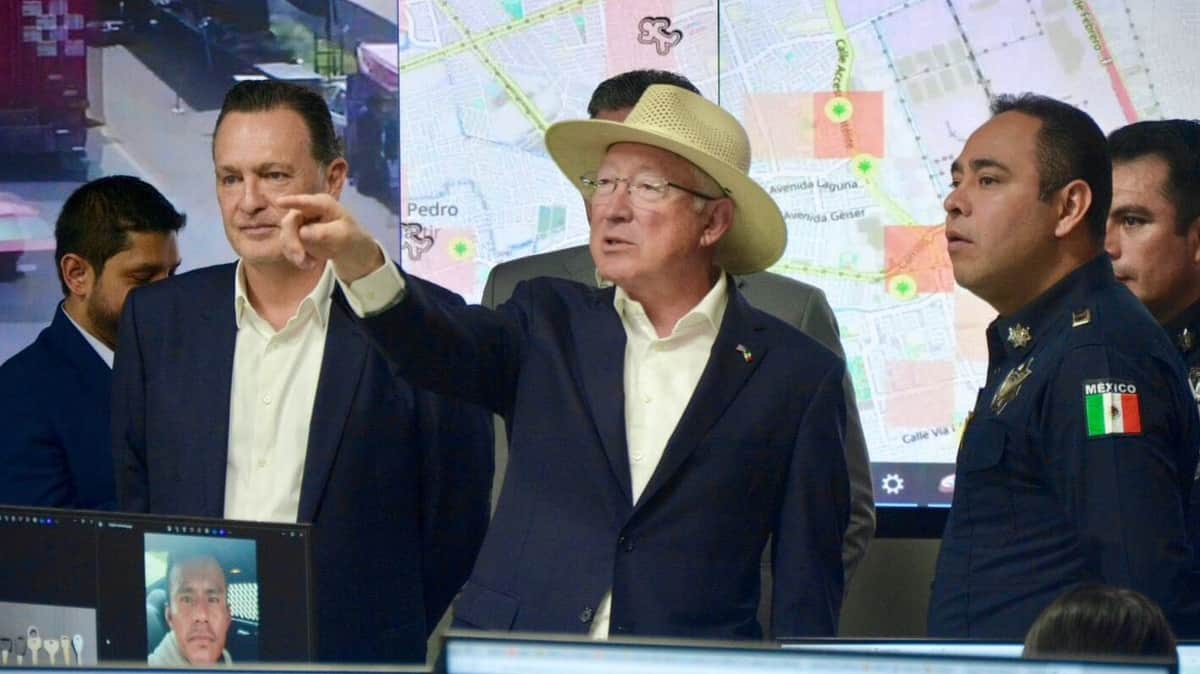 Embajador de EEUU pidió más trabajo con el Gobierno de México en la frontera sur