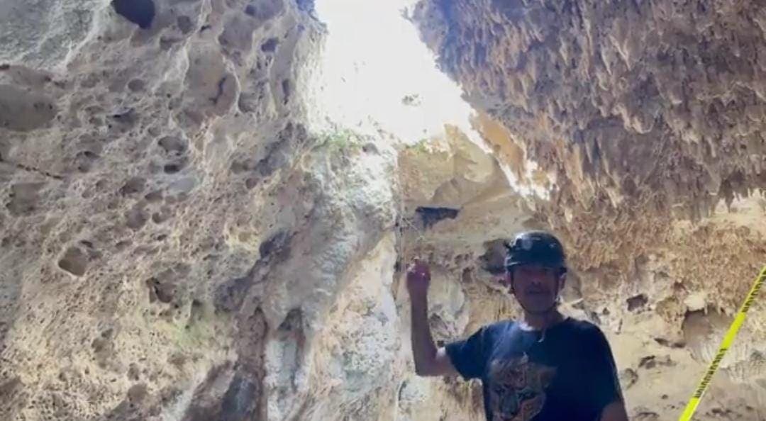 Video: Denuncian activistas el colapso del techo de una cueva por obras del Tren Maya