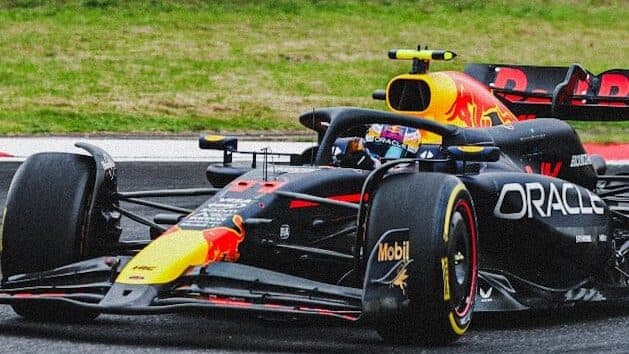 Checo Pérez terminó en la tercera posición de la Sprint del GP de China