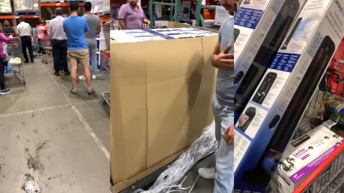 VIDEO: Usuarios pelean por el ventilador viral de Costco