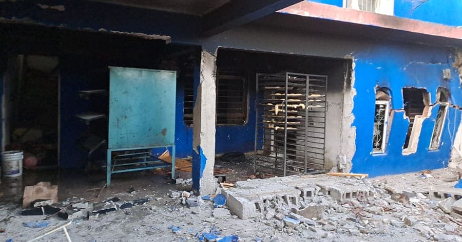 Explosión en panadería deja dos heridos de gravedad y varias casas afectadas en Tamaulipas