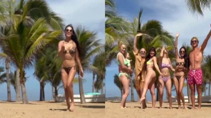 Demi Moore muestra sus vacaciones familiares en México