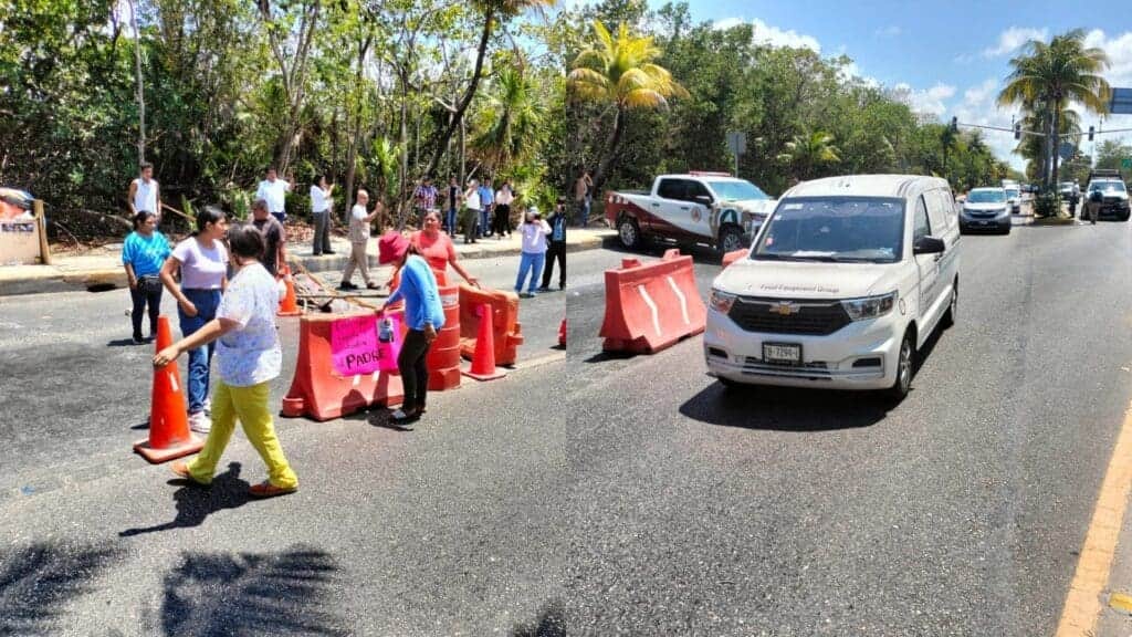 Logran autoridades acuerdo con madres buscadoras; liberarán un carril en la Zona Hotelera de Cancún