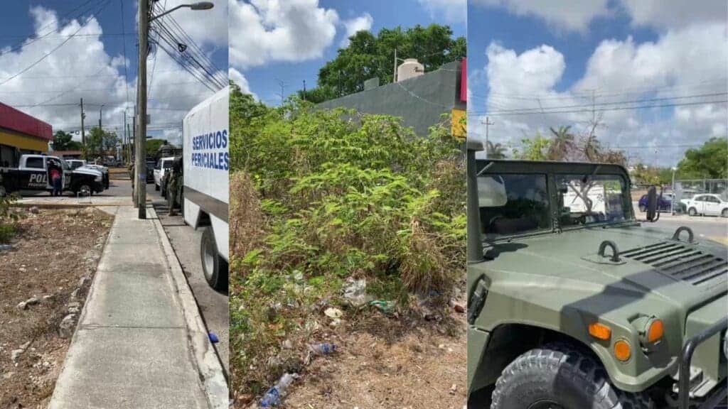 Ejecutan a un sujeto en Cancún; se presume sería un taxista del sindicato "Andrés Quintana Roo"