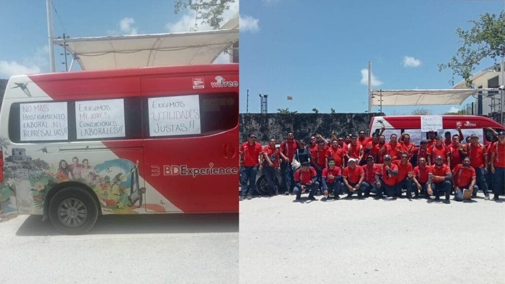 Protestan trabajadores de Best Day y Despegar en Cozumel; no les dan utilidades pese a ganancias récord de la empresa