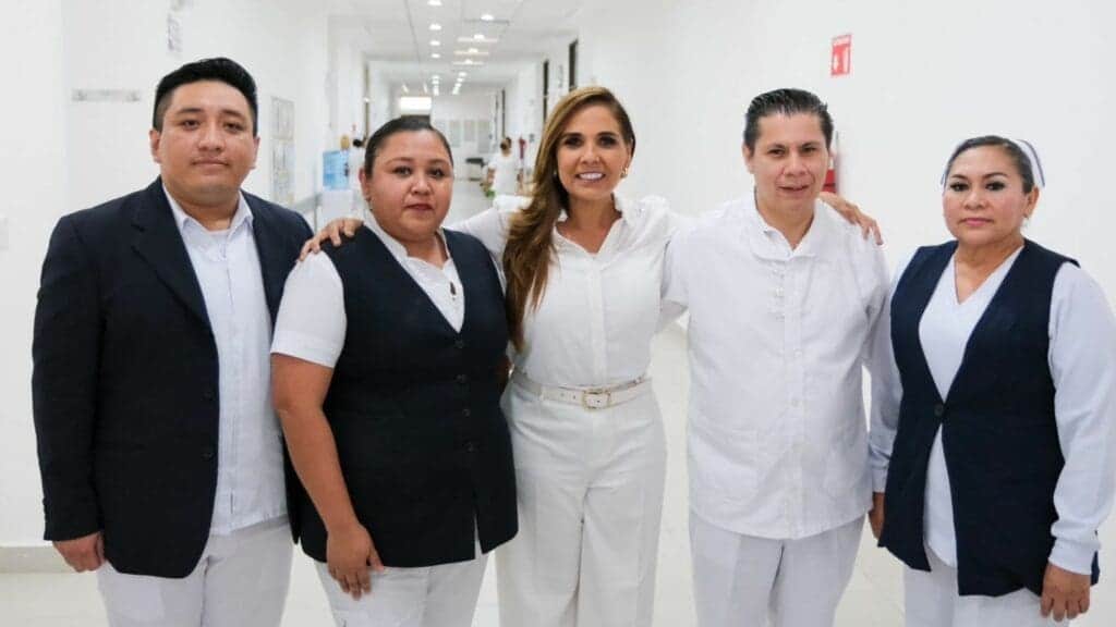 Reconoce Mara Lezama a enfermeros y enfermeras de Quintana Roo en su día