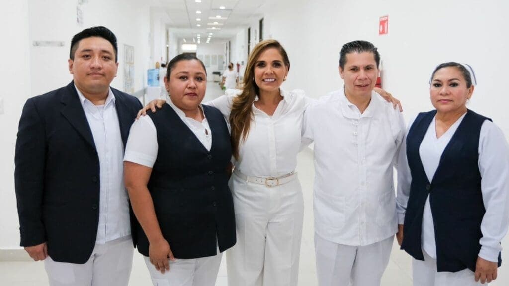Reconoce Mara Lezama a enfermeros y enfermeras de Quintana Roo en su día