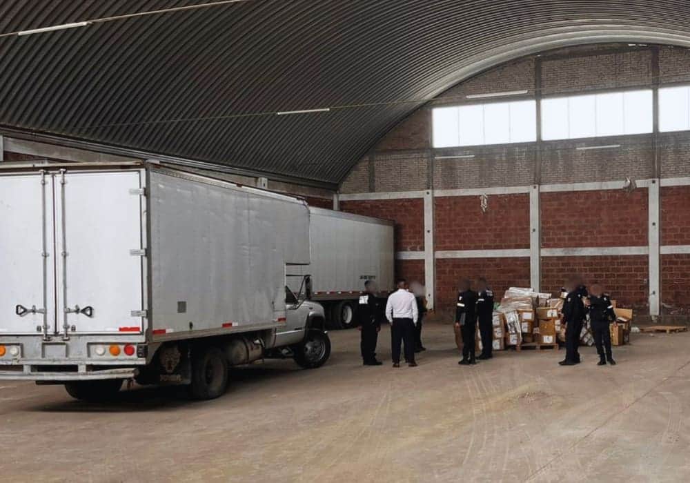Recuperan mercancía con valor de medio millón de pesos en Ixtapaluca, Edomex