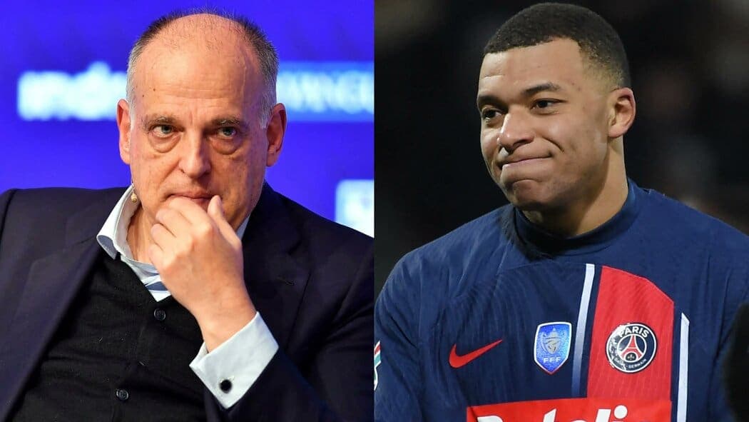 Javier Tebas, presidente de LaLiga, asegura que Mbappé firmó por cinco temporadas con el Real Madrid
