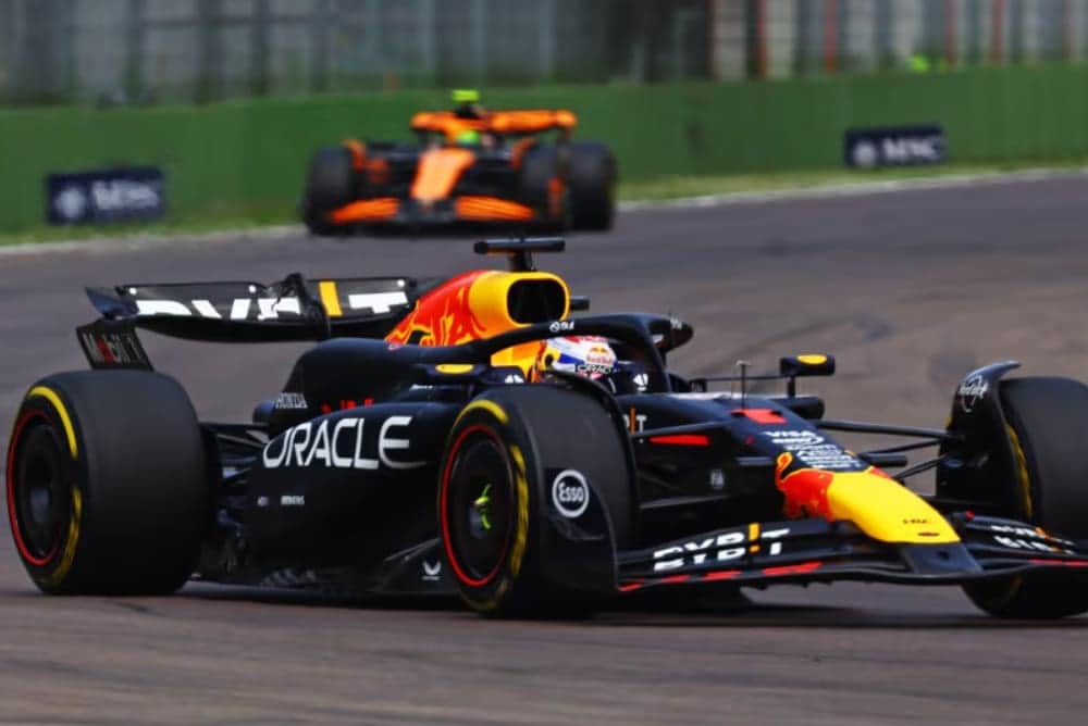 Max Verstappen conquista el GP de Emilia Romaña; Checo Pérez acabó octavo