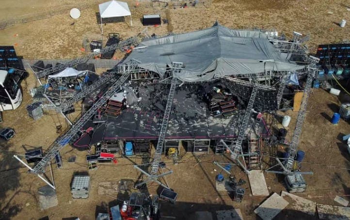 Actualizan cifra de lesionados tras desplome de templete en mitin de Álvarez Máynez