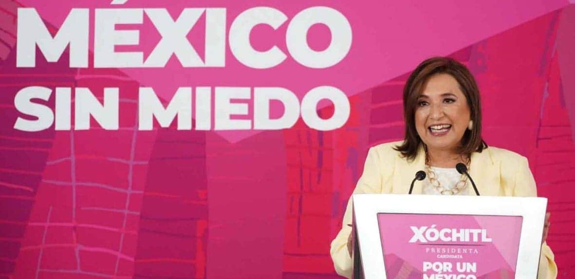 Multan con más de 20 mil pesos a Xóchitl Gálvez por usar indebidamente el logo del INE