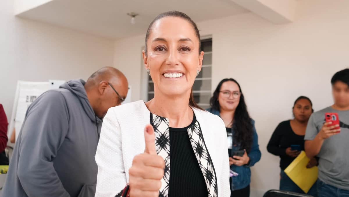 Video: Claudia Sheinbaum revela que votó a Ifigenia Martínez como presidenta de México