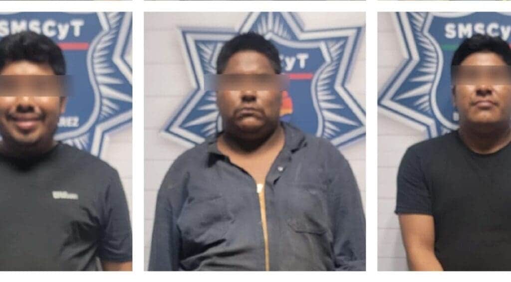 Detienen a seis "huachicoleros" por robar combustible en subestación de CFE en Cancún