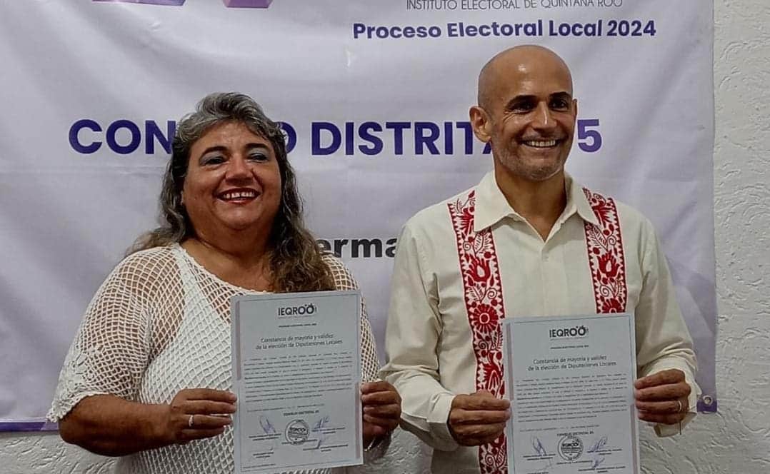 Hugo Alday, primer candidato en recibir su constancia de diputado electo en Quintana Roo