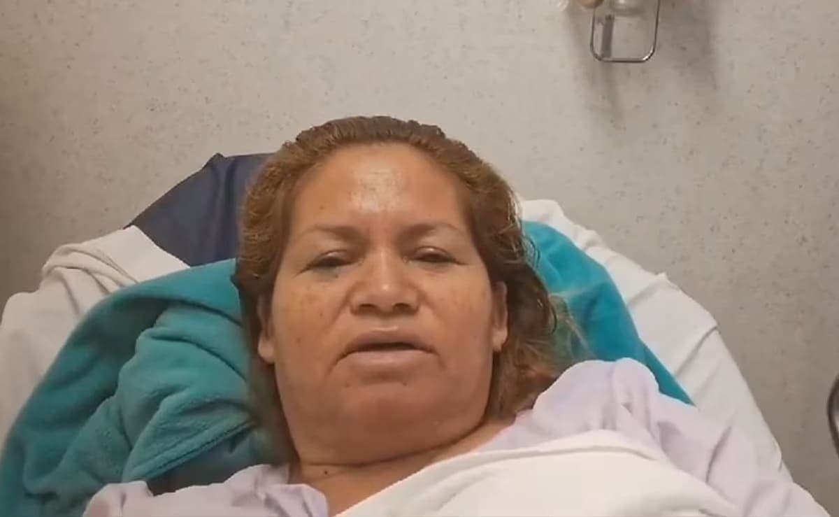 Ceci Flores es dada de alta tras desvanecerse a consecuencia de una descompensación