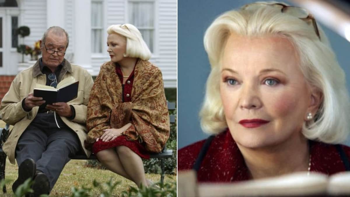 Gena Rowlands, actriz de 'Diario de una pasión', padece Alzheimer como su personaje en la película