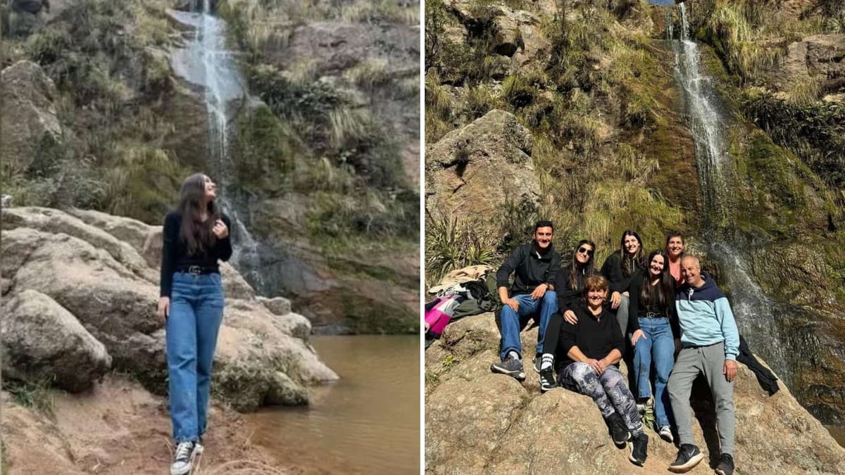 Joven sobrevive a caída de 25 metros de una cascada en Argentina