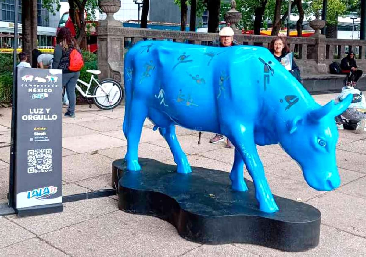 Edición 2024 del CowParade, con diseños inspirados en los Juegos Olímpicos de París