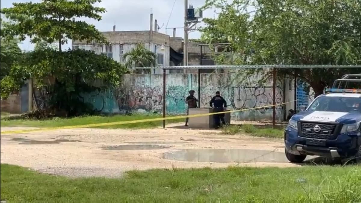 Encuentran ensabanado en la unidad deportiva "Candelario Lira" de Cancún