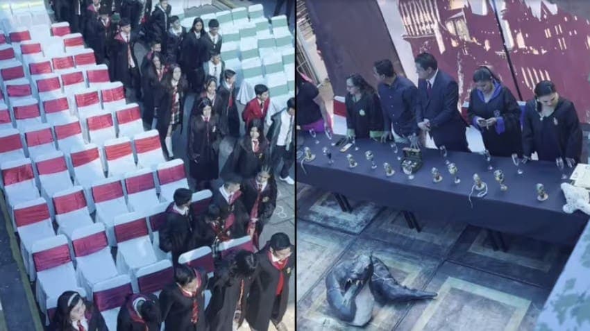 Video: Estudiantes se gradúan entre varitas y capas al estilo Harry Potter en Jalisco