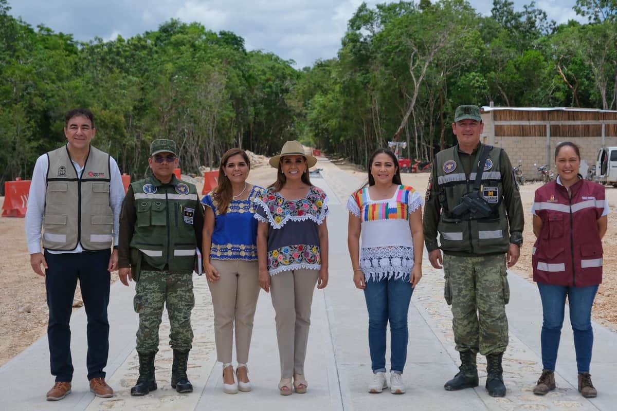 Video: Mara Lezama y SEDENA supervisan el 47% de avance de la obra “Puerta al Mar” en Felipe Carrillo Puerto